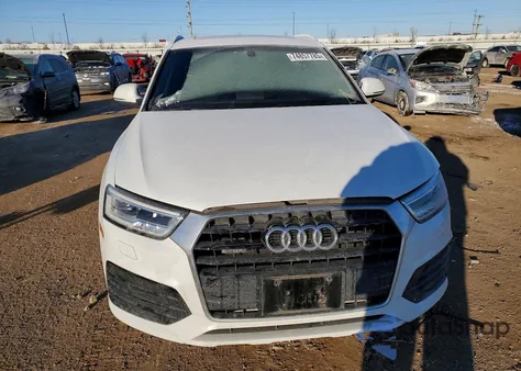 2018 Audi Q3 Premium Plus z USA, uszkodzony, nr VIN WA1JCCFS8JR002723
